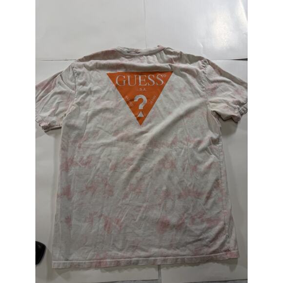 Mens Size Small Tye Dye GUESS Los Angeles T Shirt With Measurements - Picture 4 of 6